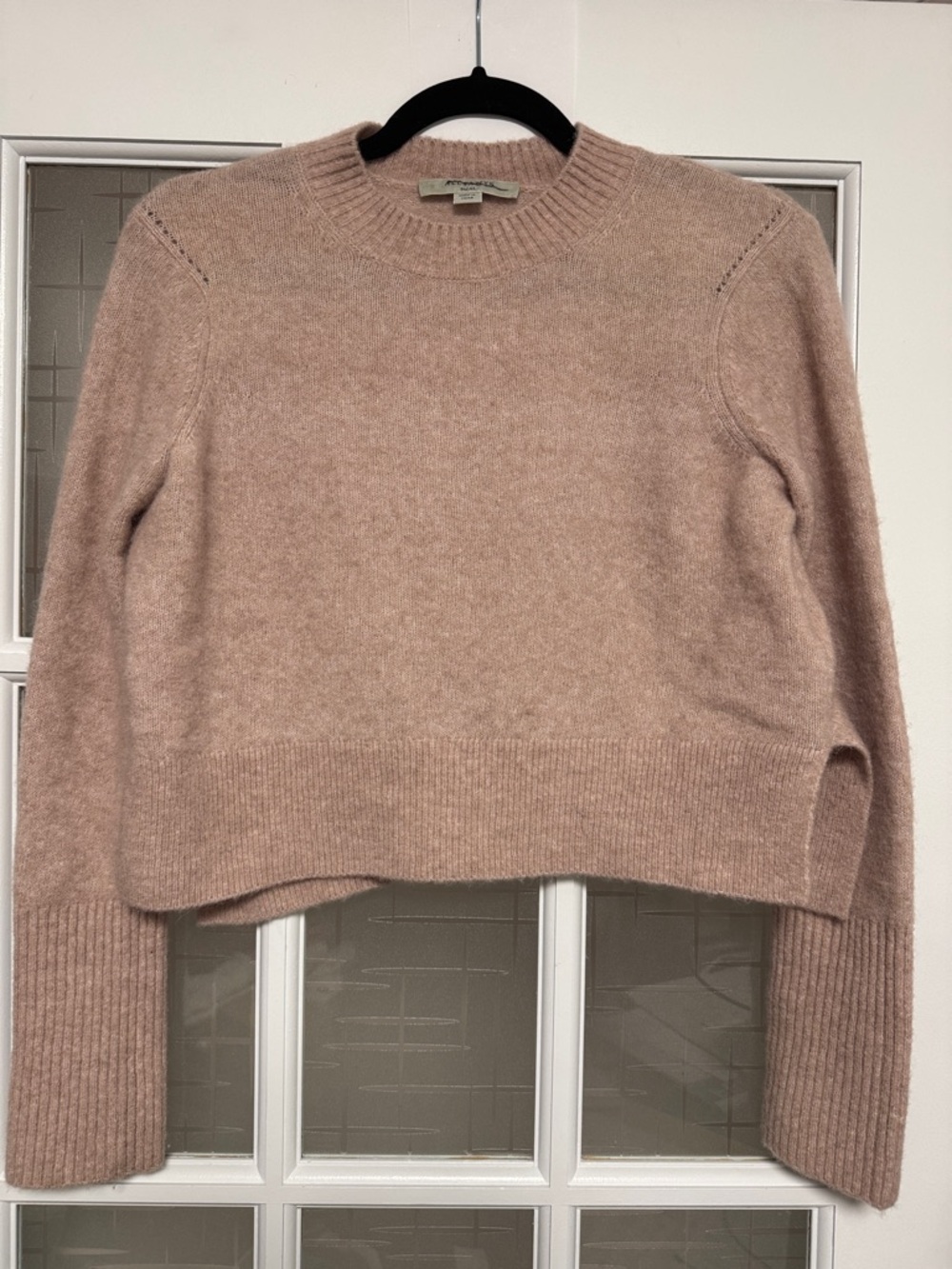 AllSaints Blush Pink Crewneck Sweater